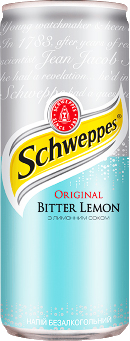 Напій Schweppes 0,33л Лимон ж/б