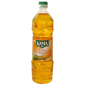 Олія Кама 1л кукурузна рафінована