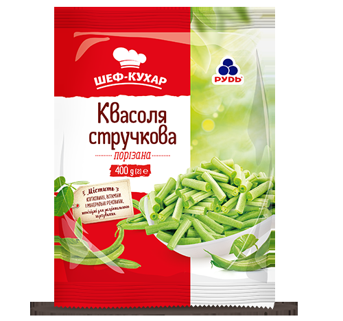 Овочі Рудь с/м 400г Квасоля стручкова