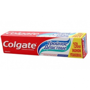 Зуб паста Colgate 150мл Потрійна Дія