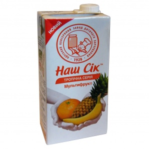 Нектар НашСік 0,95л Мультифруктовий ТС