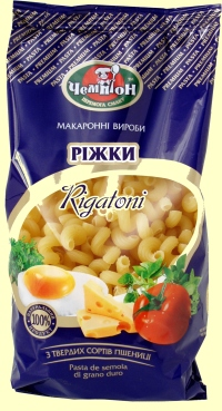 Макарони Чемпіон 400г Преміум ріжки круч