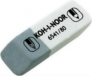 Гумка Koh-i-Noor 6541/60 біло-сіра