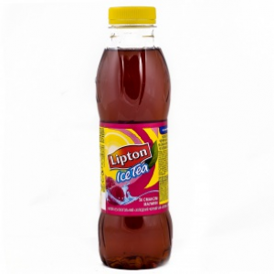 Чай холодний Lipton 0,5л чорний малина