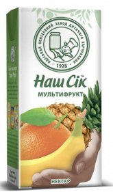Нектар НашСік 0,33л ТС Мультифруктов