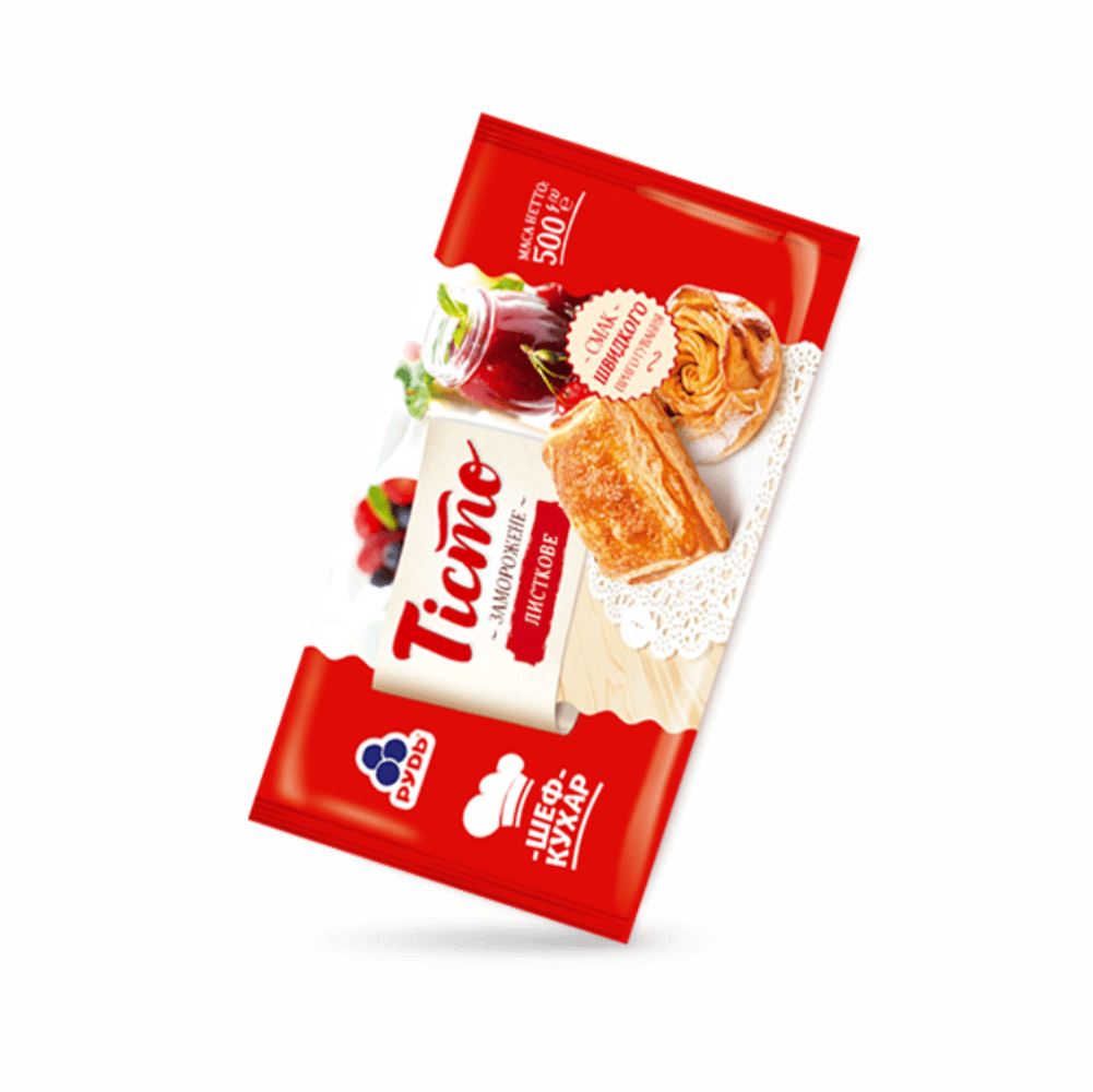 Тісто Рудь 500г листкове