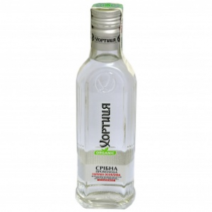Горілка Хортиця 0,2л Срібна Прохол 40%