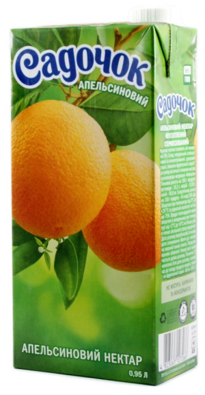 Нектар Садочок 0,95л Апельсиновий
