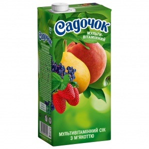 Сік Садочок 0,95л Мультивітамінний зм