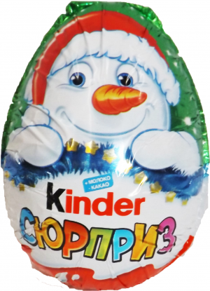 Шоколадне яйце Kinder 20г Новорічний