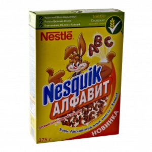 Сух сніданок Nesquik 375г Кульки