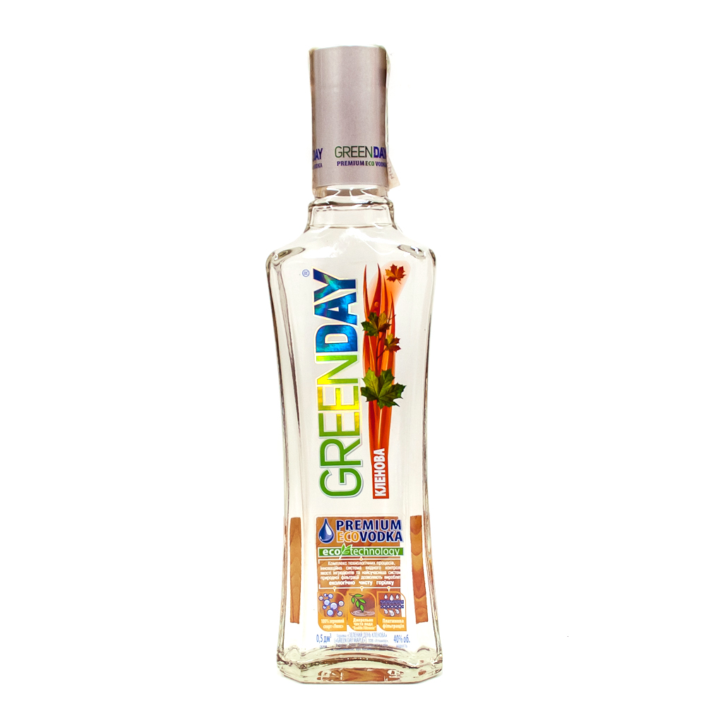 Горілка Green Day 0,5л Crystal 40%