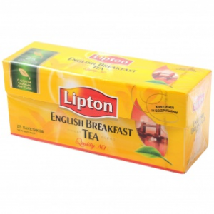 Чай Lipton 25шт*2г чорн Англій сніданок