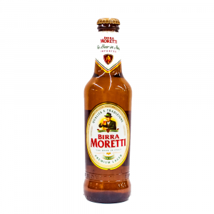 Пиво Birra Moretti 0,33л світле 4,6% с/б