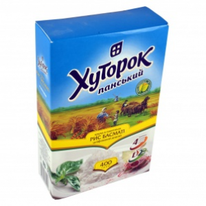 Крупа Хуторок Панський 400г Рис Басматі