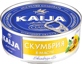 Консерва Кайя 240г Скумбрія в/о