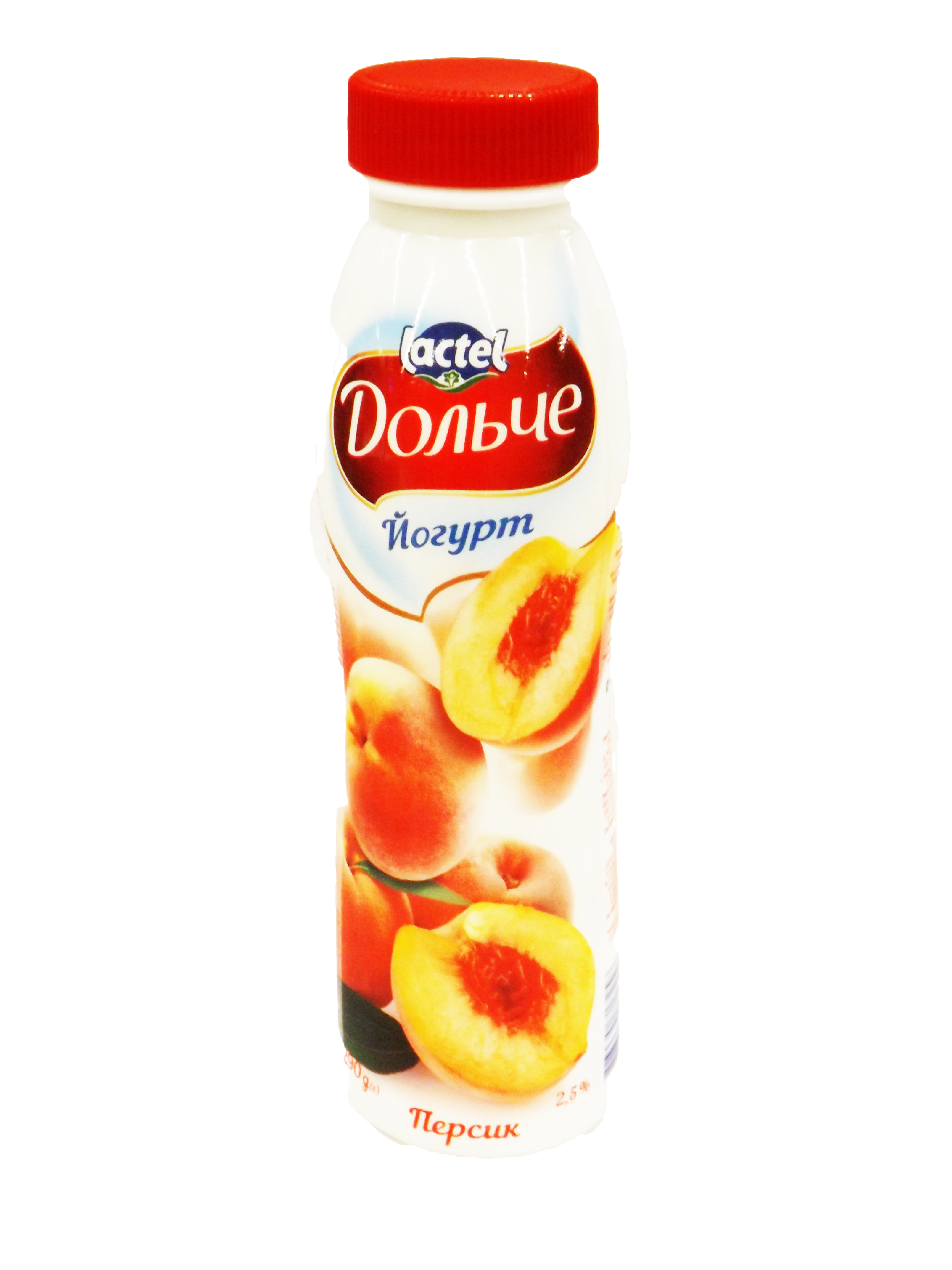 Йогурт Дольче 2,5% 290г Персик пл