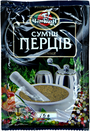 Прянощі Чемпіон 16г Суміш перців мел
