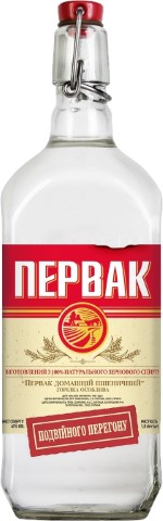 Горілка Первак 1л ДомПш Подв-гоПер 40%