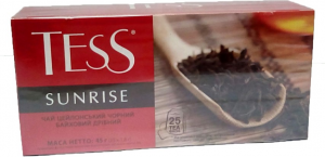 Чай чорн Тесс 1,8г*25шт Sunrise