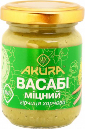 Гірчиця Akura 140г Васабі