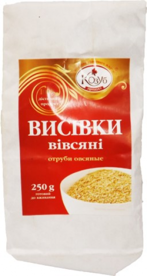 Висівки Козуб 250г Вівсяні