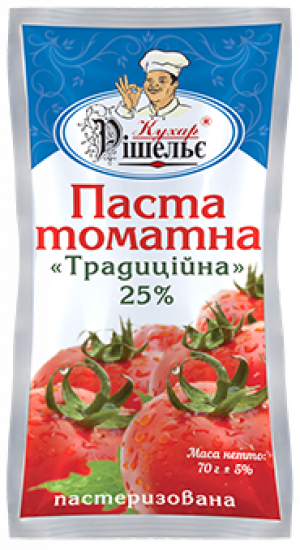 Паста КухарРішельє 70г Томатна Традиц
