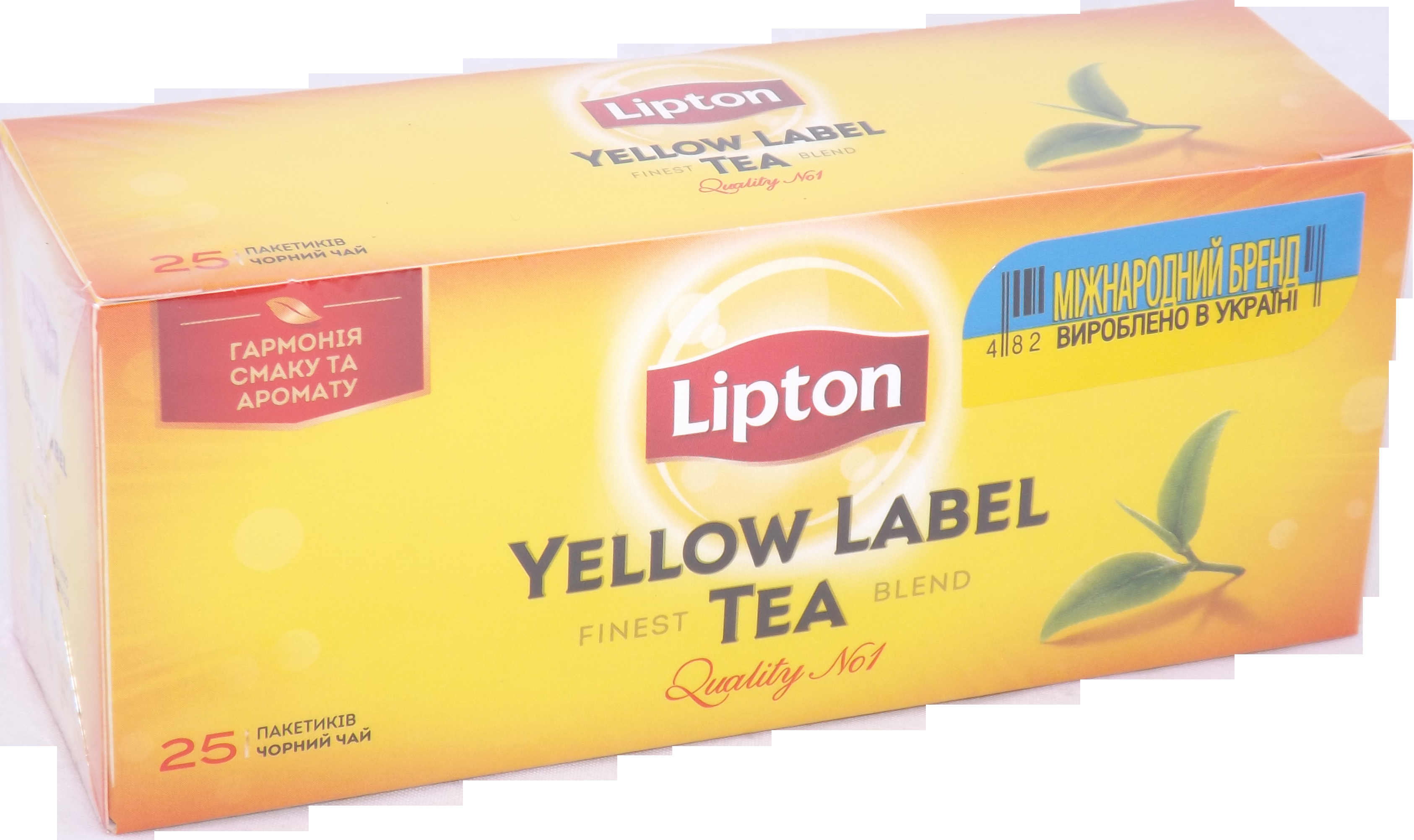 Чай Lipton 25шт*2г чорн Єлоу Лейбл