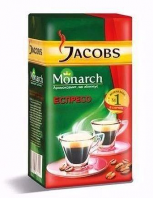 Кава Jacobs Монарх 450г Еспресо мелена