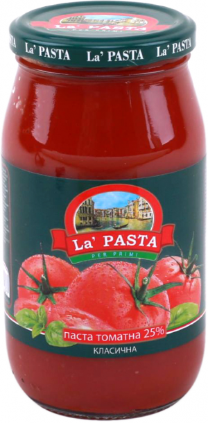 Томатна паста La pasta 25% 460г с/б
