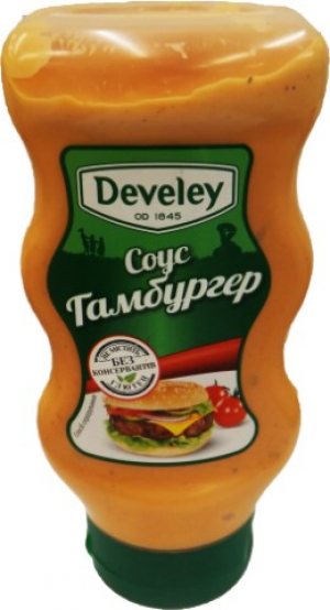 Соус Develey 410г Гамбургер пет