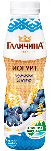 Йогурт Галичина 2,2% 300гКарпатЧорницПет