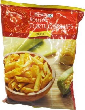 Чипси кукурудз SPAR 125г Тортілья Натур