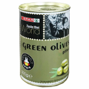 Оливки SPAR 300г зелені б/к з/б