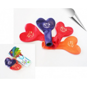 Набір Кульки Серце малюн паст асорт 4шт