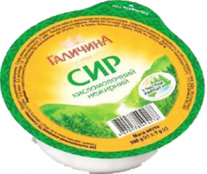 Сир Галичина к/м 0% 300г