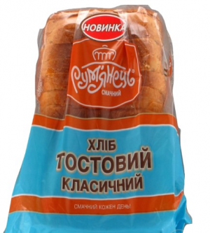 Хліб Румянець 350г Класичний тостов різ