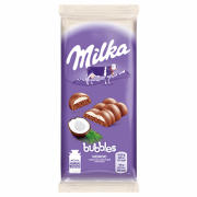Шоколад Milka Bubbles 97г мол Кокос