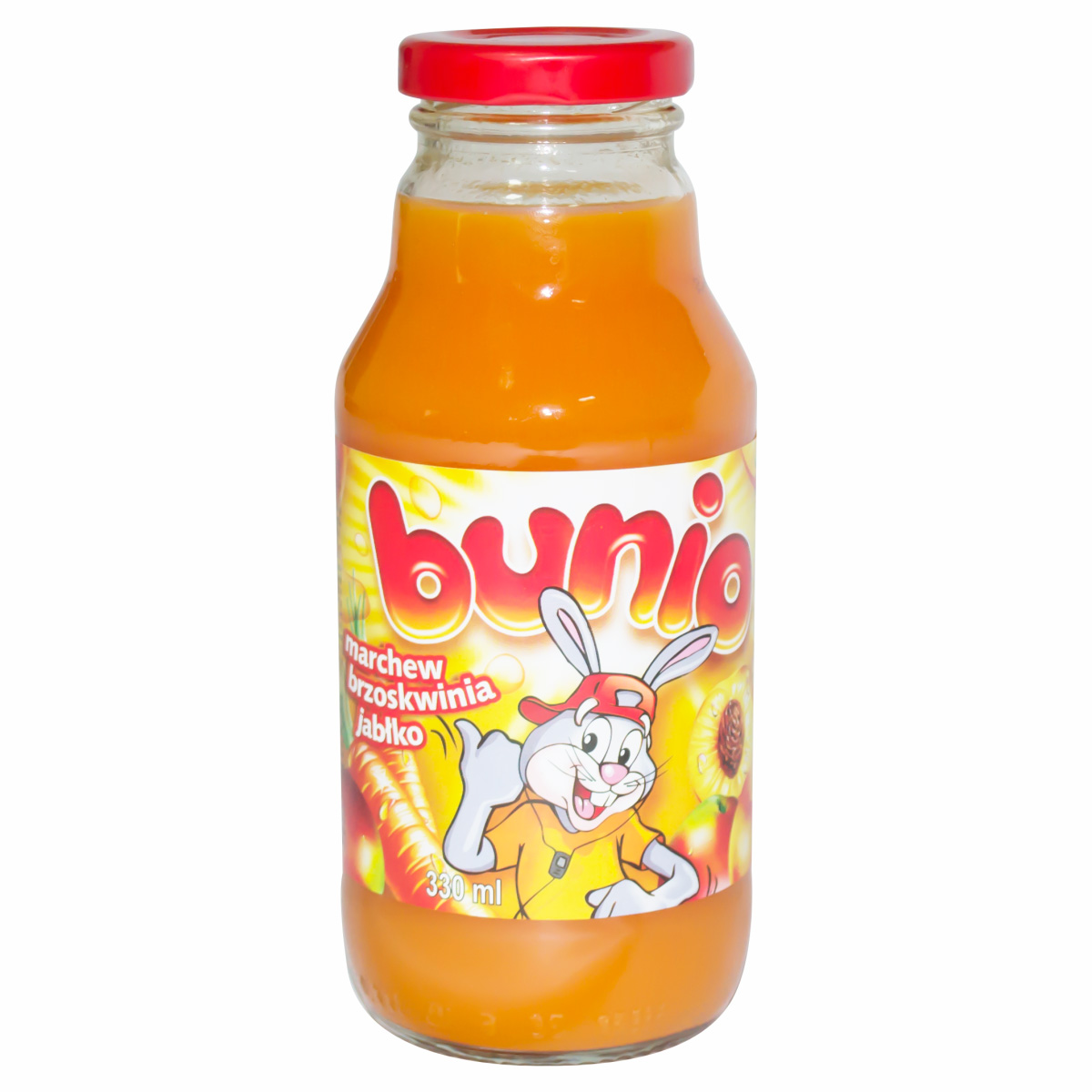Сік Bunio 330мл Морква-Персик-Яблуко