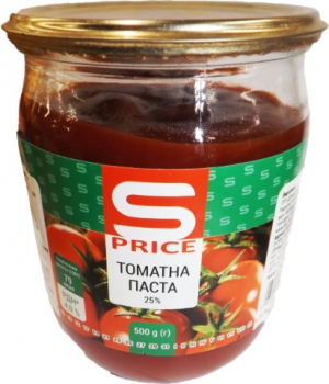 Паста S-Price 25% 490г томатна