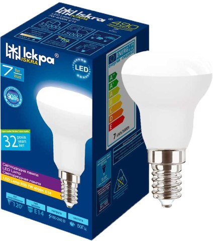 Лампочка Іскра LED Lamp C37 7W 4000K E14