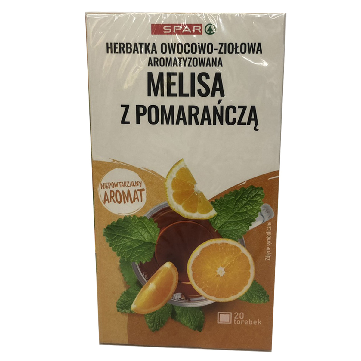 Чай SPAR 20*2г фруктовий з мелісою