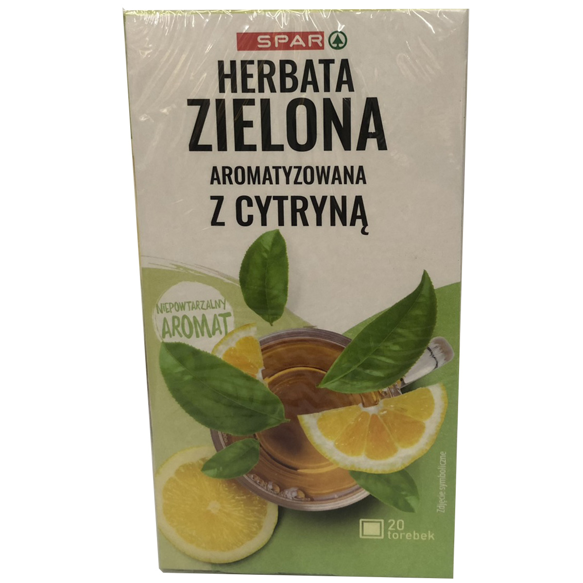 Чай SPAR 20*1,5г зелений з лимоном