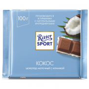 Шоколад RitterSport 100г мол кок-мол кр