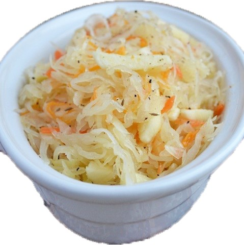 Салат з квашеної капусти і цибулі ваг