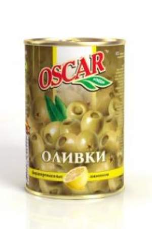 Оливки OSCAR 300г лимон