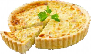 Кіш-лорен з куркою та грибами ваг