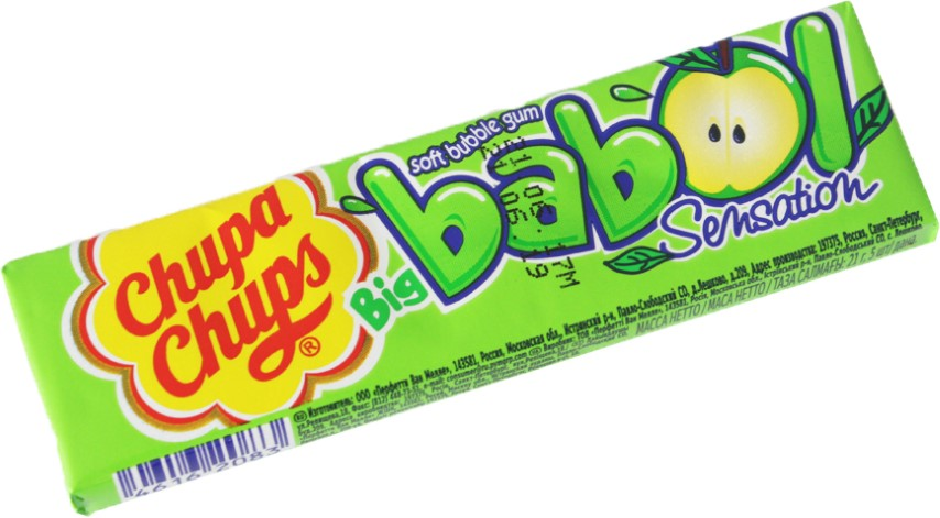 Жув гумка Chupa Chups 27г Big Babol Ябл