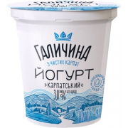 Йогурт Галичина 3% 280г Карпатськ стак