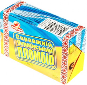 Морозиво Ласунка 90г Пломбір брикет